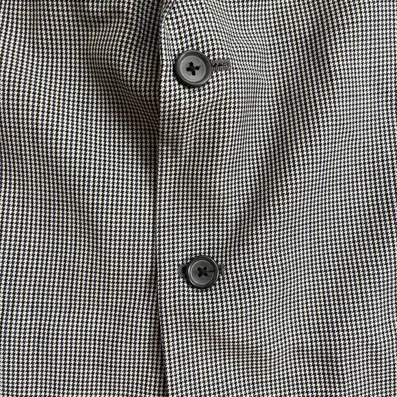 Stafford Vintage Men’s Houndstooth Suit Blazer Jacket Size 48R Wool Blend Pocket - Picture 7 of 11
